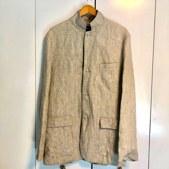 High quality Men's OSKA linen blazer - Picture 3 of 16